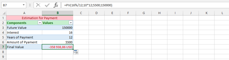 Just Numbers in Formula