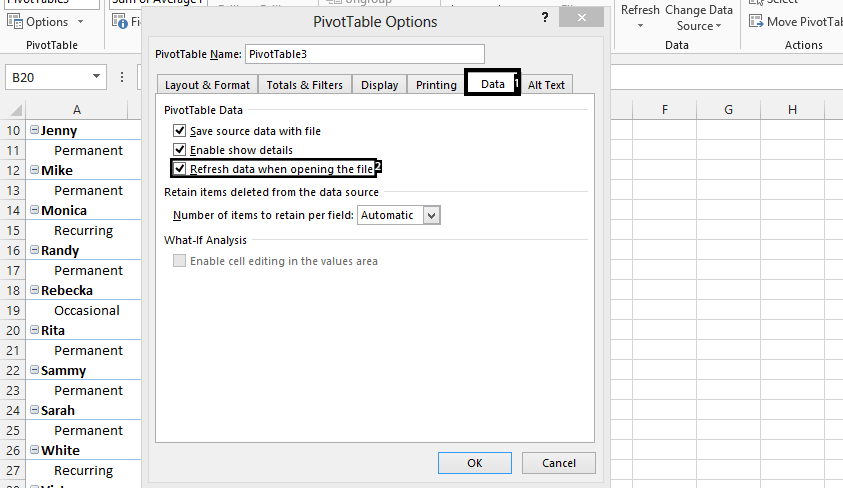 Excel Pivot Tables: Refreshing Data Made Easy | Free Online Tutorial ...