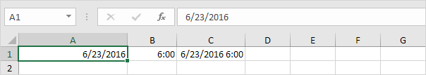 Date and Time Formats in Excel