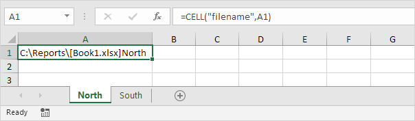 Cell Function in Excel