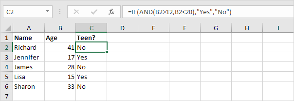 If Value is Between Two Numbers