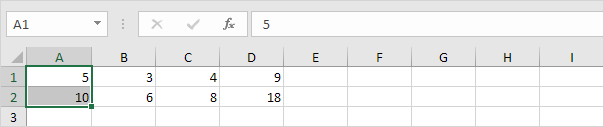 Select Specific Cells