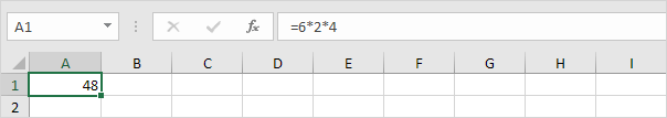 Multiply Numbers in a Cell