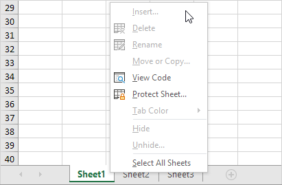 Worksheet Commands are Grayed out