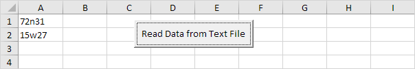 Read Data from Text File Result