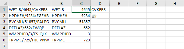 Split Data Into Multiple Columns