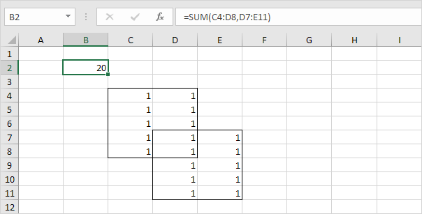 Union Operator in Excel