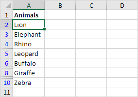 Filter for Unique Values in Excel