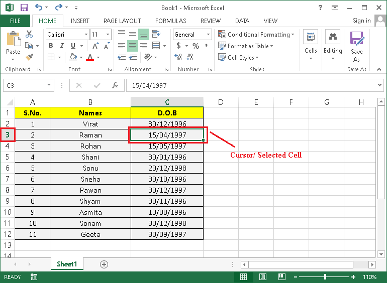 Excel Insert Row Shortcut