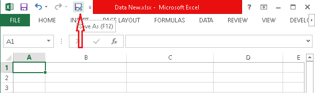 Excel Save As Shortcut