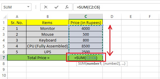 Excel Sum Shortcut