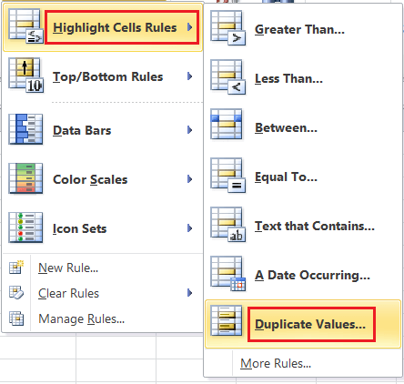 Highlight Duplicates in Excel