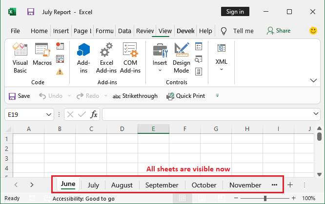 How many sheets are there in excel workbook by default