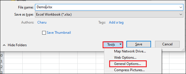 How to add/remove Password from Excel