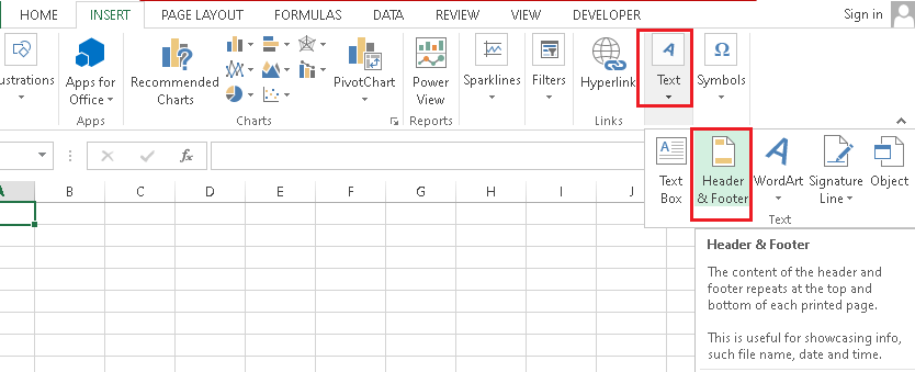 How to Add Watermark in Excel