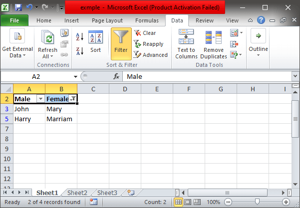 How To Apply Filter In Excel