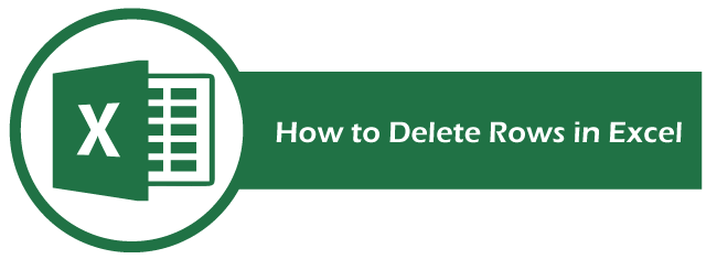 How to delete rows in Excel?