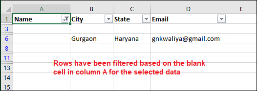 How to delete rows in Excel?