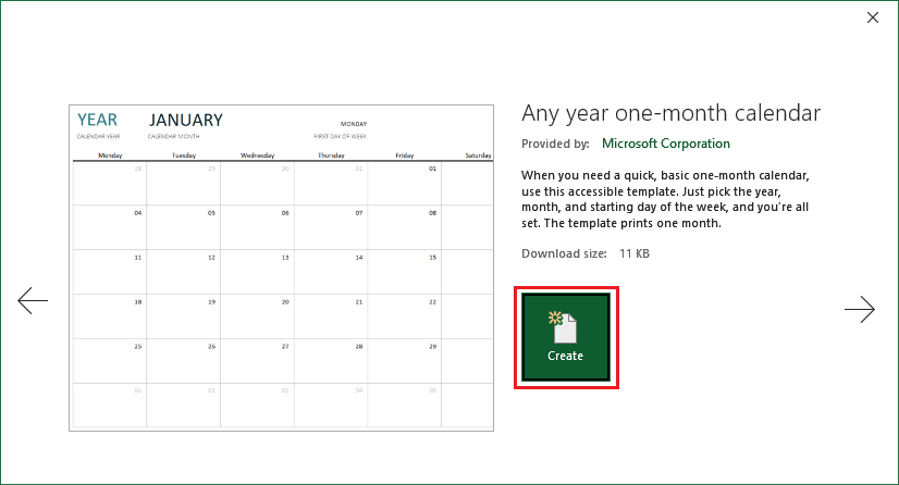 How to insert calendar in excel?