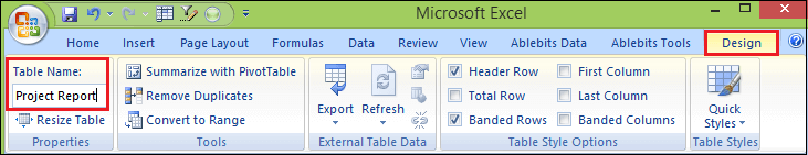 How to Make a Table in Excel