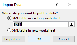 How to open XML in Excel