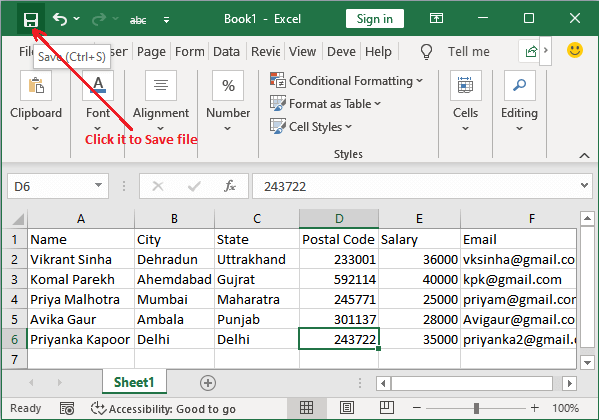How to password protect an Excel sheet?