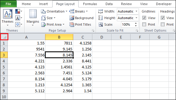 How to set background image in Excel