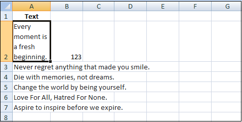 How to Wrap Text in Excel