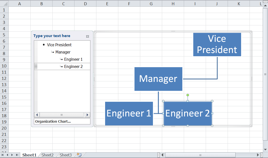 Organization Chart Excel