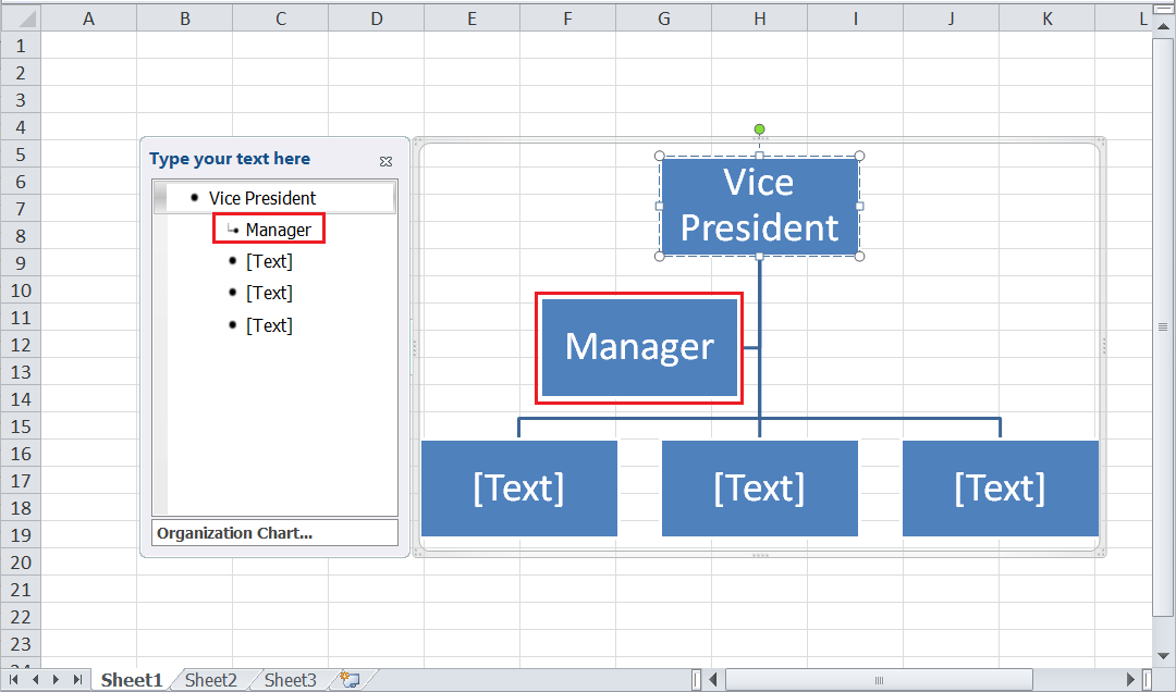 Organization Chart Excel