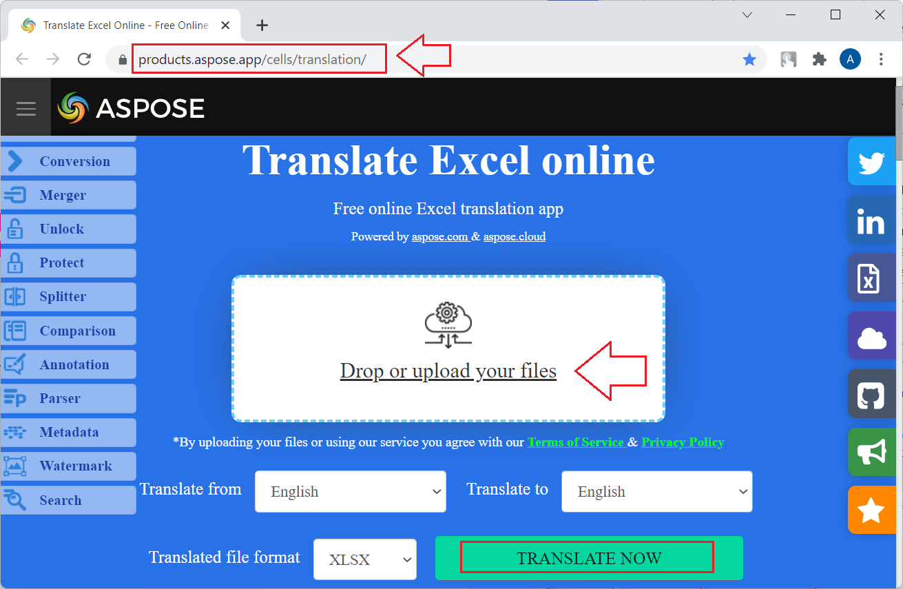 Translate Worksheet