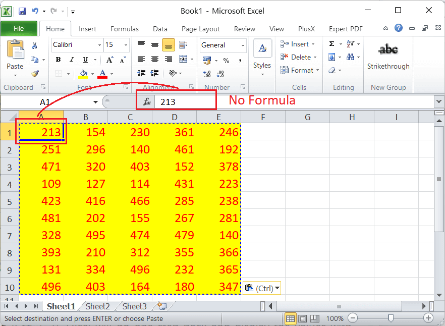 Undo Changes in Excel