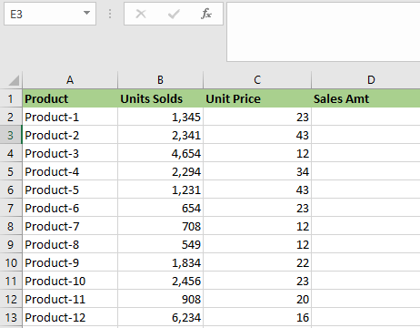 What is Relative Reference in Excel