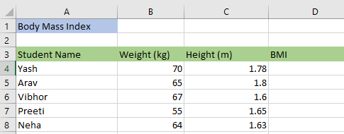 What is Relative Reference in Excel