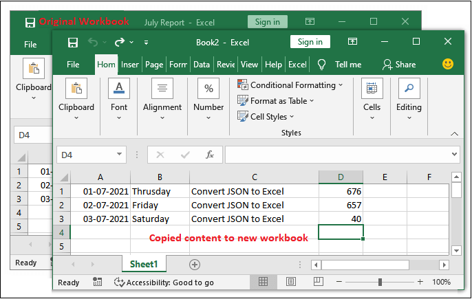 What is Workbook Window