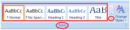 MS Word How to apply style in ms word 1