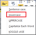 How to Convert Uppercase to Lowercase in Microsoft Word document