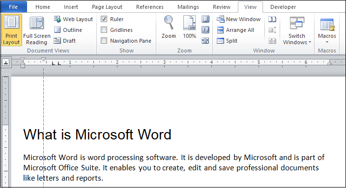 How to create a hanging indent in Word