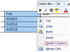 MS Word How to add column or row in table 1
