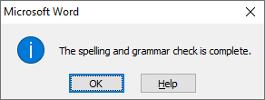 How to enable Spell Check in Word