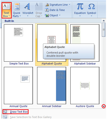 MS Word How to insert text in ms word 1