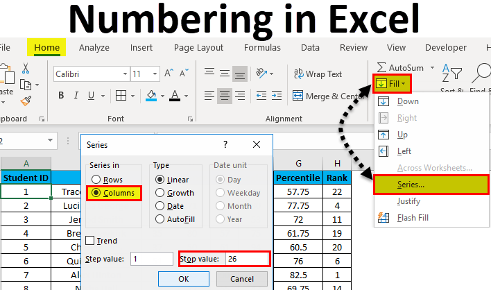 Numbering In Excel Online Office Tools Tutorials Library Learn Free Excel Online